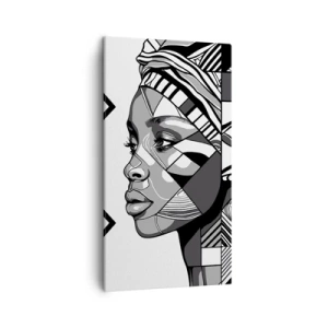 Obraz na płótnie - Portret etniczny - 45x80 cm