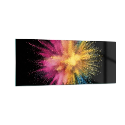 Obraz na szkle - Narodziny barw - 100x40 cm
