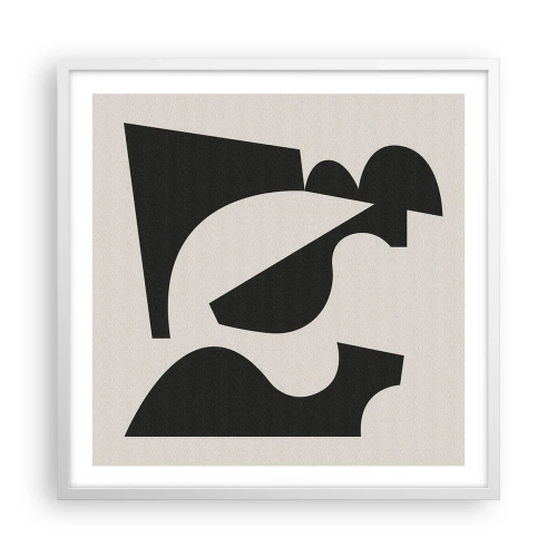Plakat w białej ramie - Do samodzielnego składania - 60x60 cm