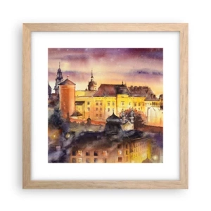 Plakat w ramie jasny dąb - Historia i baśń - 30x30 cm