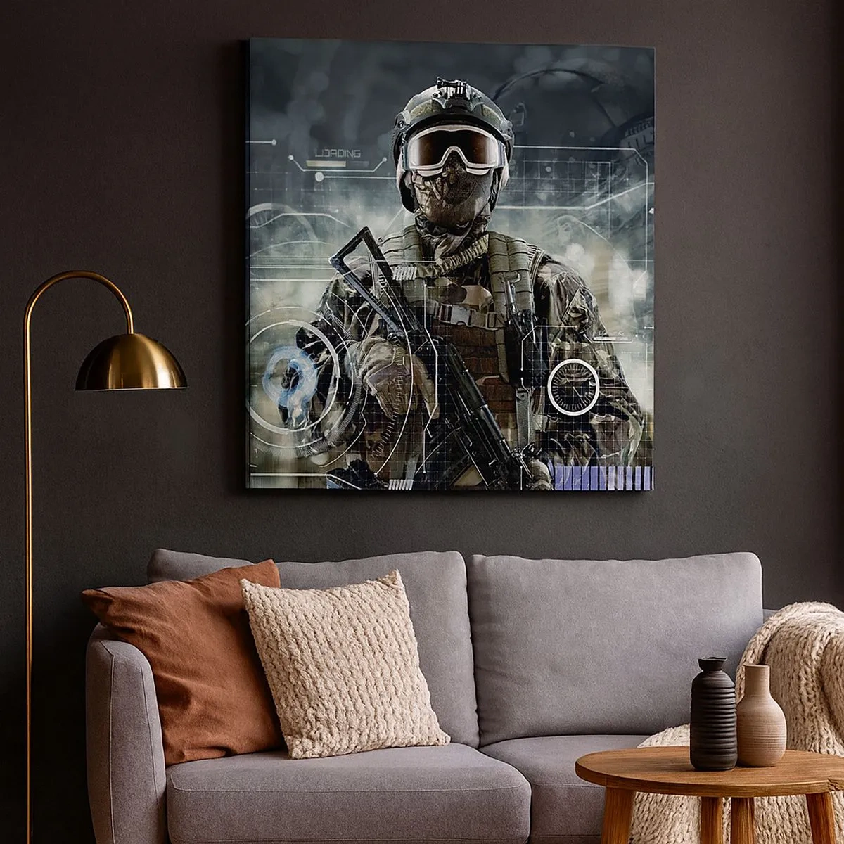 Obraz na płótnie - Moc do potęgi - 30x30 cm