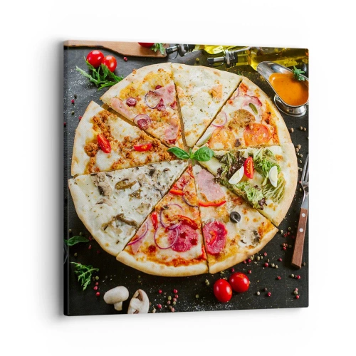 Obraz na płótnie - Wachlarz smaków - 40x40 cm