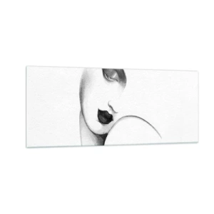 Obraz na szkle - W stylu Łempickiej - 100x40 cm