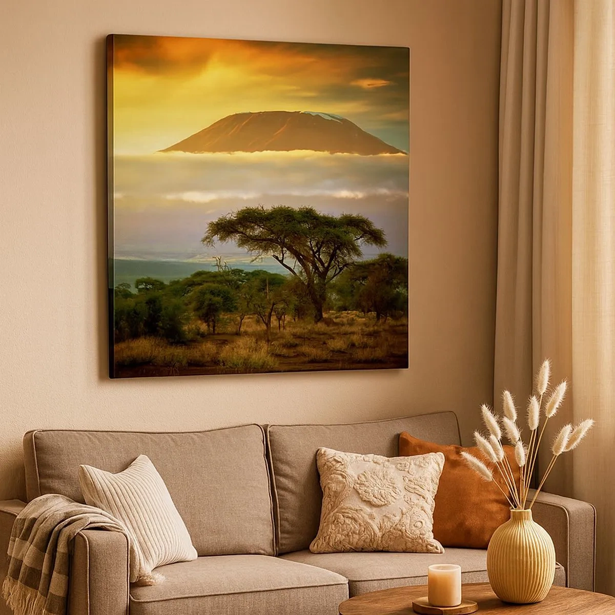 Obraz na płótnie - Sen podróżnika - 30x30 cm