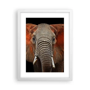 Plakat w białej ramie - Jestem dziki, a ty? - 30x40 cm