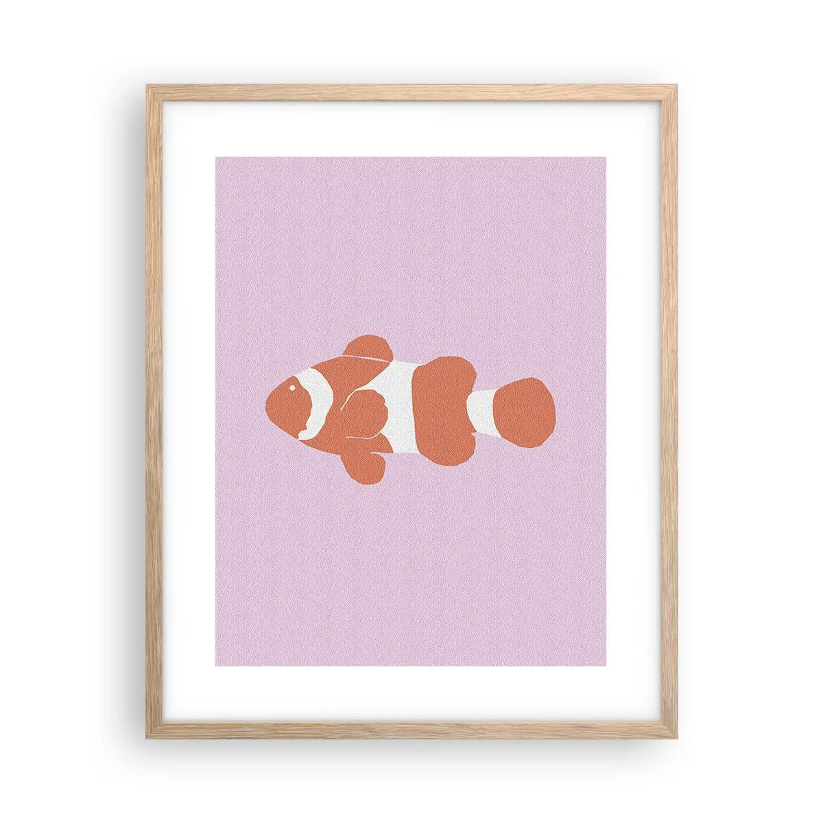 Plakat w ramie jasny dąb - W koralu jej do twarzy i do ogona - 40x50 cm