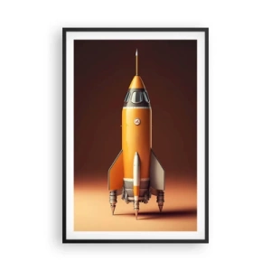 Plakat w czarnej ramie - Zaczyna się od marzenia - 61x91 cm