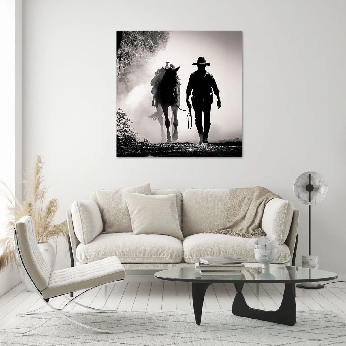 Obraz na szkle - Teksański poranek - 60x60 cm