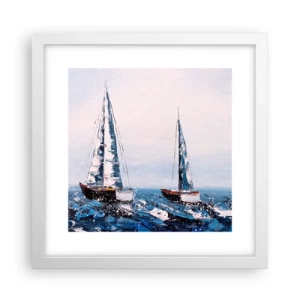 Plakat w białej ramie - Braterstwo wiatru - 30x30 cm