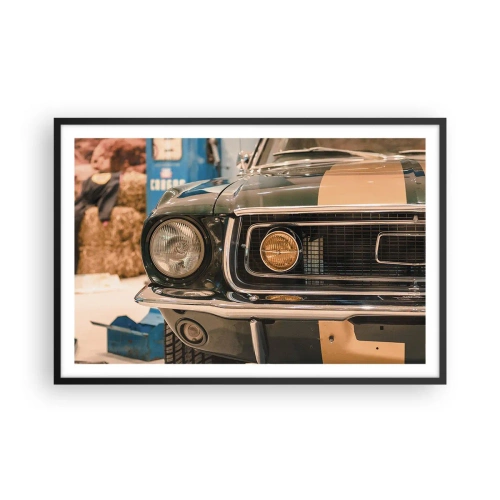 Plakat w czarnej ramie - Spotkanie z legendą - 91x61 cm