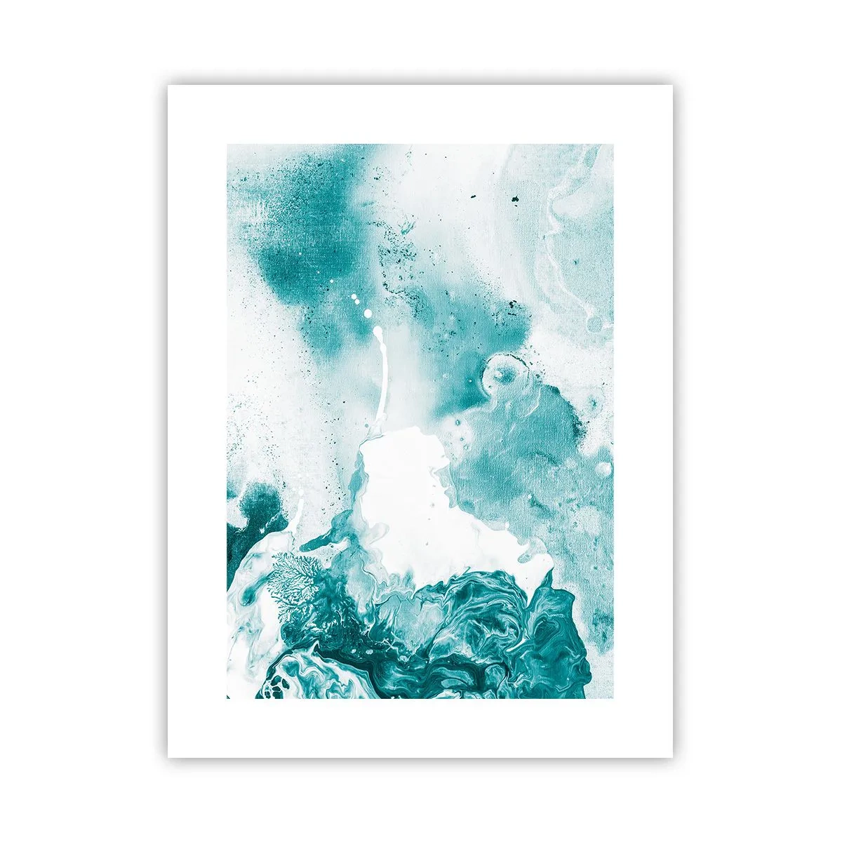Plakat - Rozlewiska błękitu - 30x40 cm