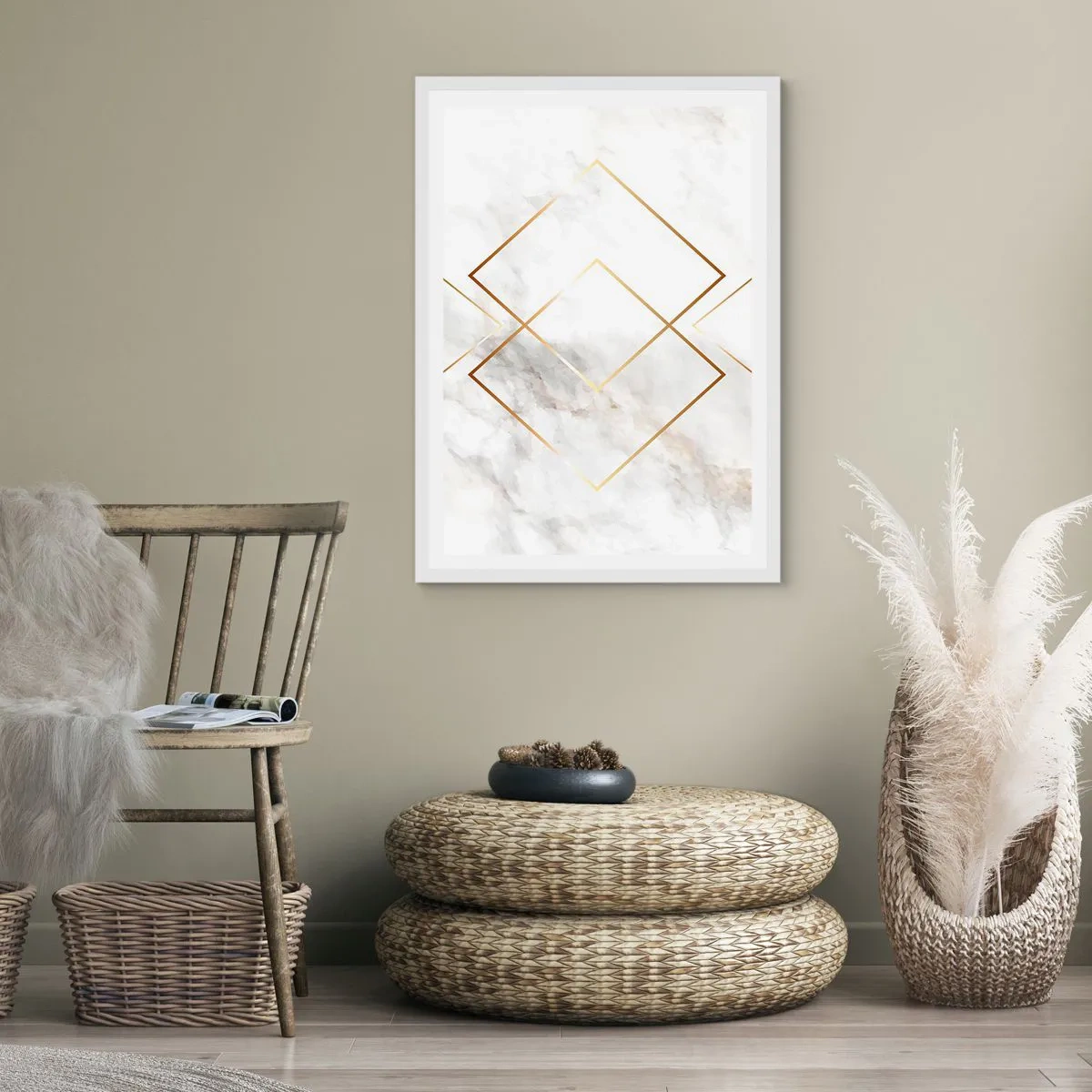 Plakat w białej ramie - Widok na nieskończoność - 40x50 cm