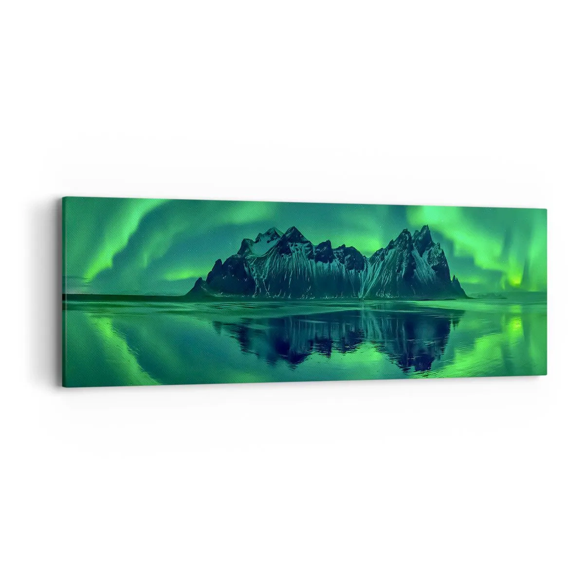 Obraz na płótnie - W ramionach zorzy - 90x30 cm