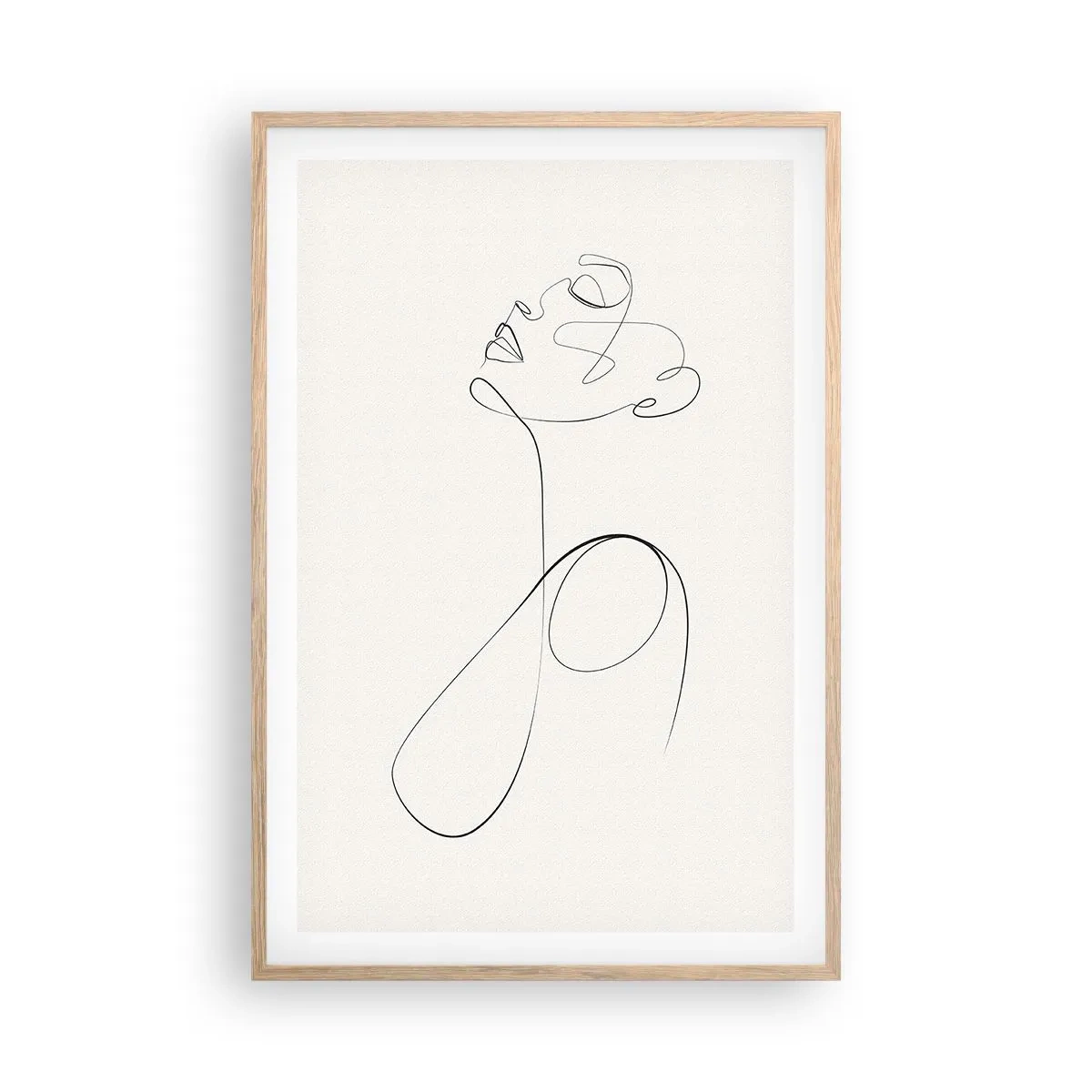 Plakat w ramie jasny dąb - Zapętlona w marzeniach - 61x91 cm