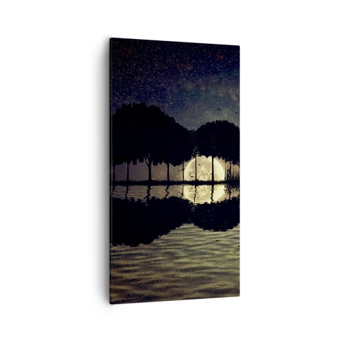 Obraz na płótnie - Noc na krańcu świata - 55x100 cm