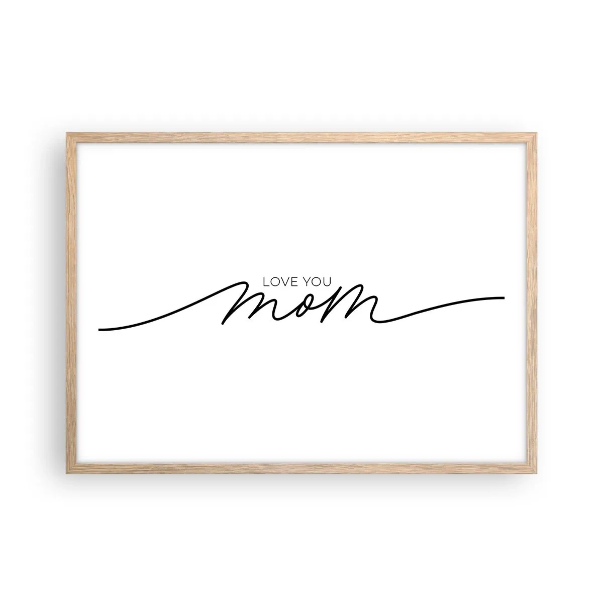 Plakat w ramie jasny dąb - Wielkie wzruszenie - 70x50 cm