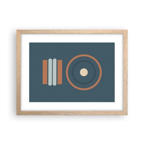 Plakat w ramie jasny dąb - Istota rzeczy - 40x30 cm