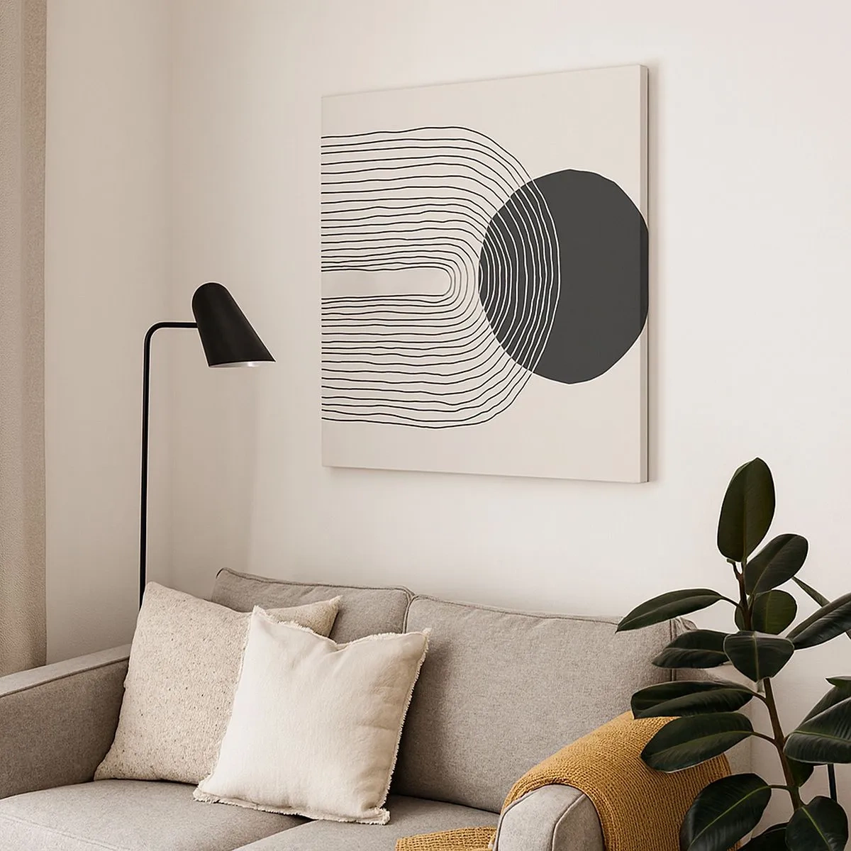 Obraz na płótnie - Drżenie i pewność - 30x30 cm