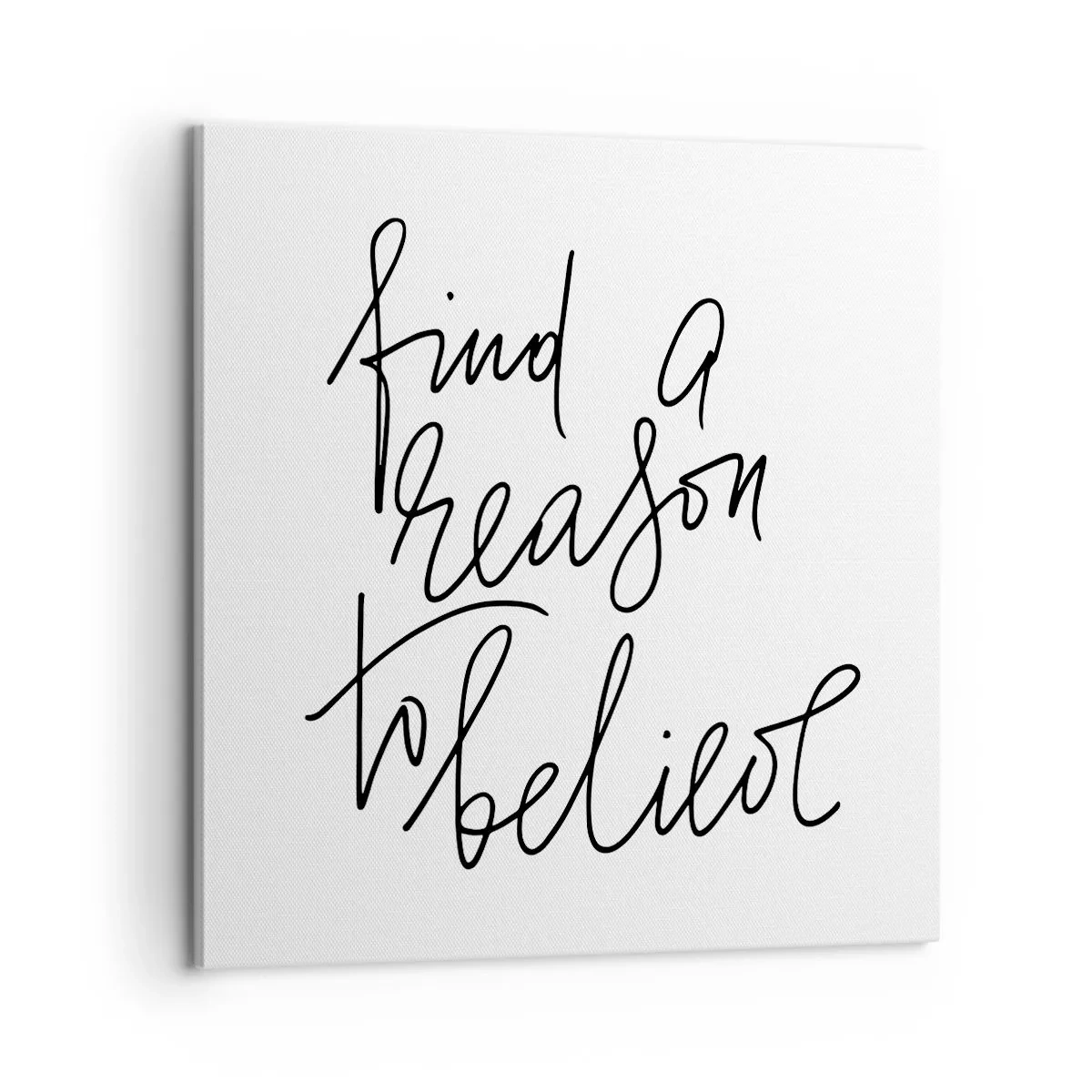 Obraz na płótnie - To możliwe - 60x60 cm