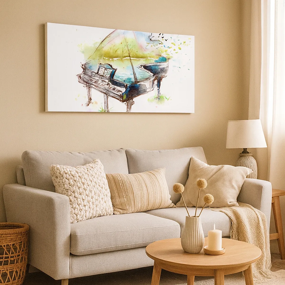 Obraz na płótnie - Zaklęte w muzyce - 30x30 cm