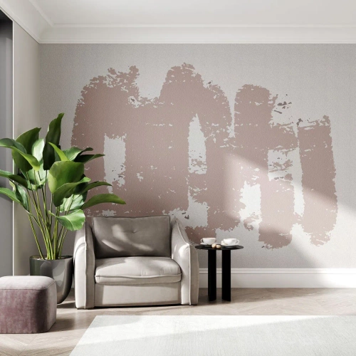 Fototapeta Standard Eco - Abstrakcja w łagodnym różu - Abstrakcja, Pusto, Minimalizm - 250x175 cm