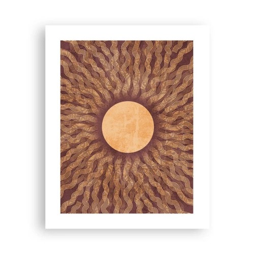 Plakat - Ikona słońca - 40x50 cm