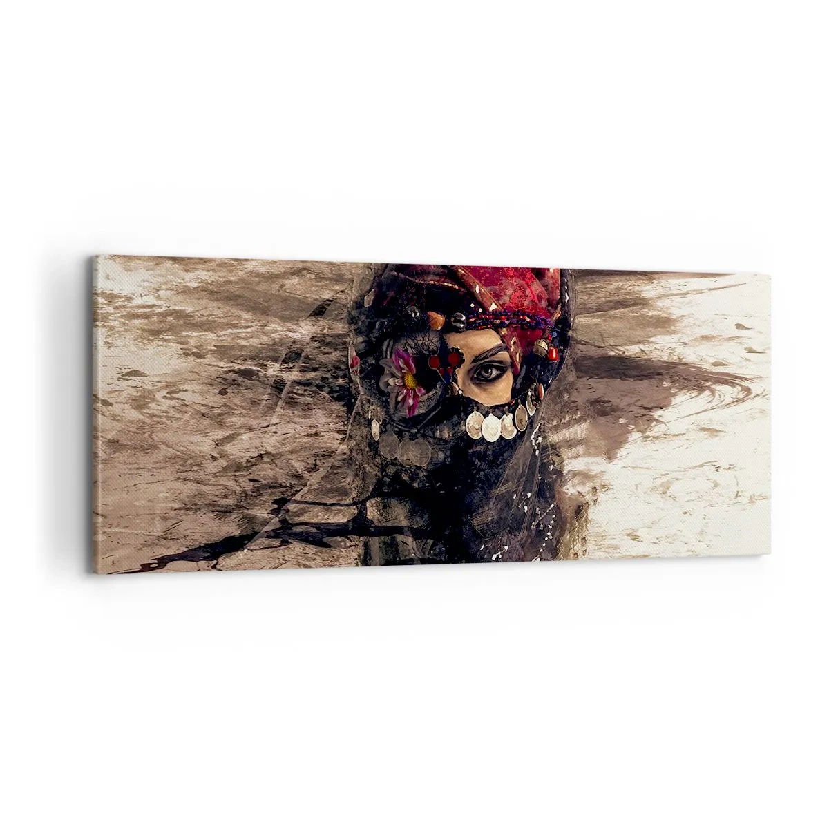 Obraz na płótnie - Co najmniej niepokojąca - 100x40 cm