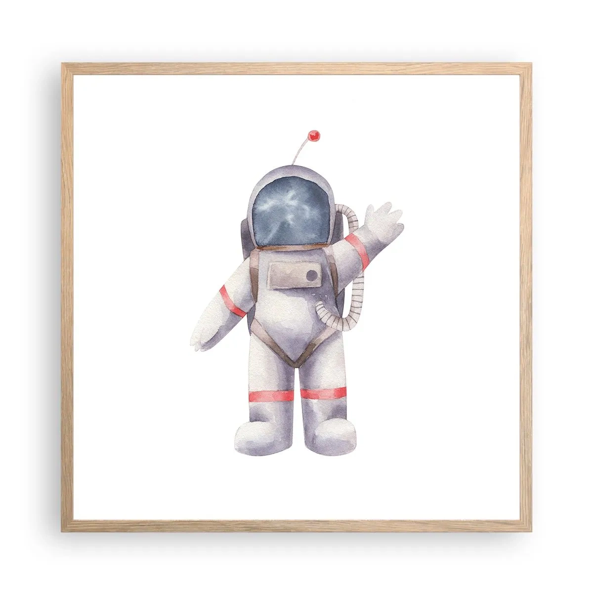 Plakat w ramie jasny dąb - To na razie! - 60x60 cm