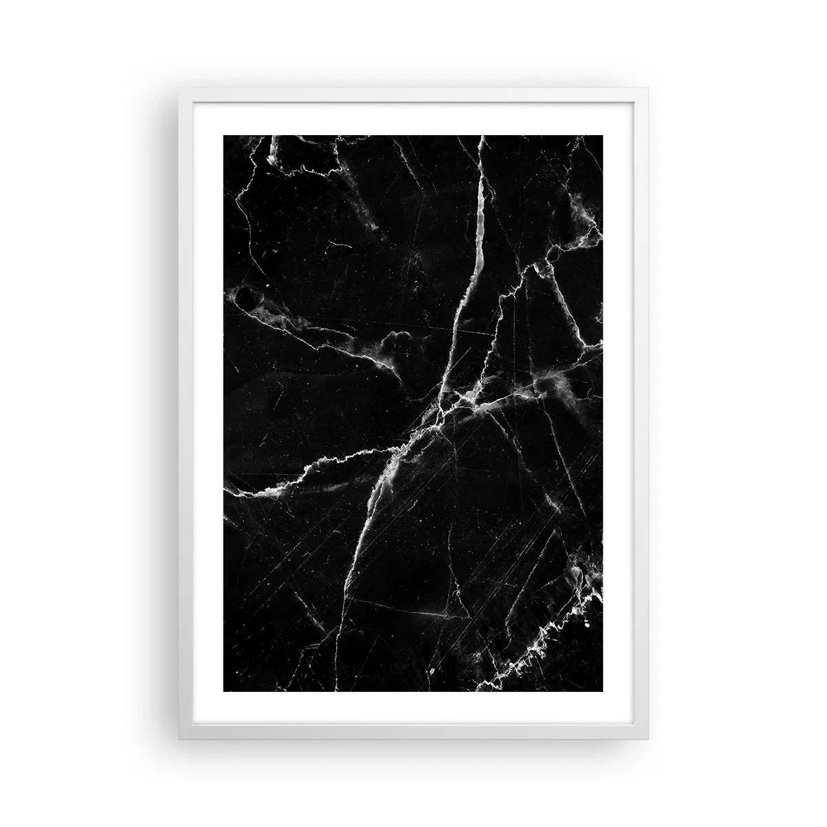 Plakat w białej ramie - Sekretne życie kamienia - 50x70 cm