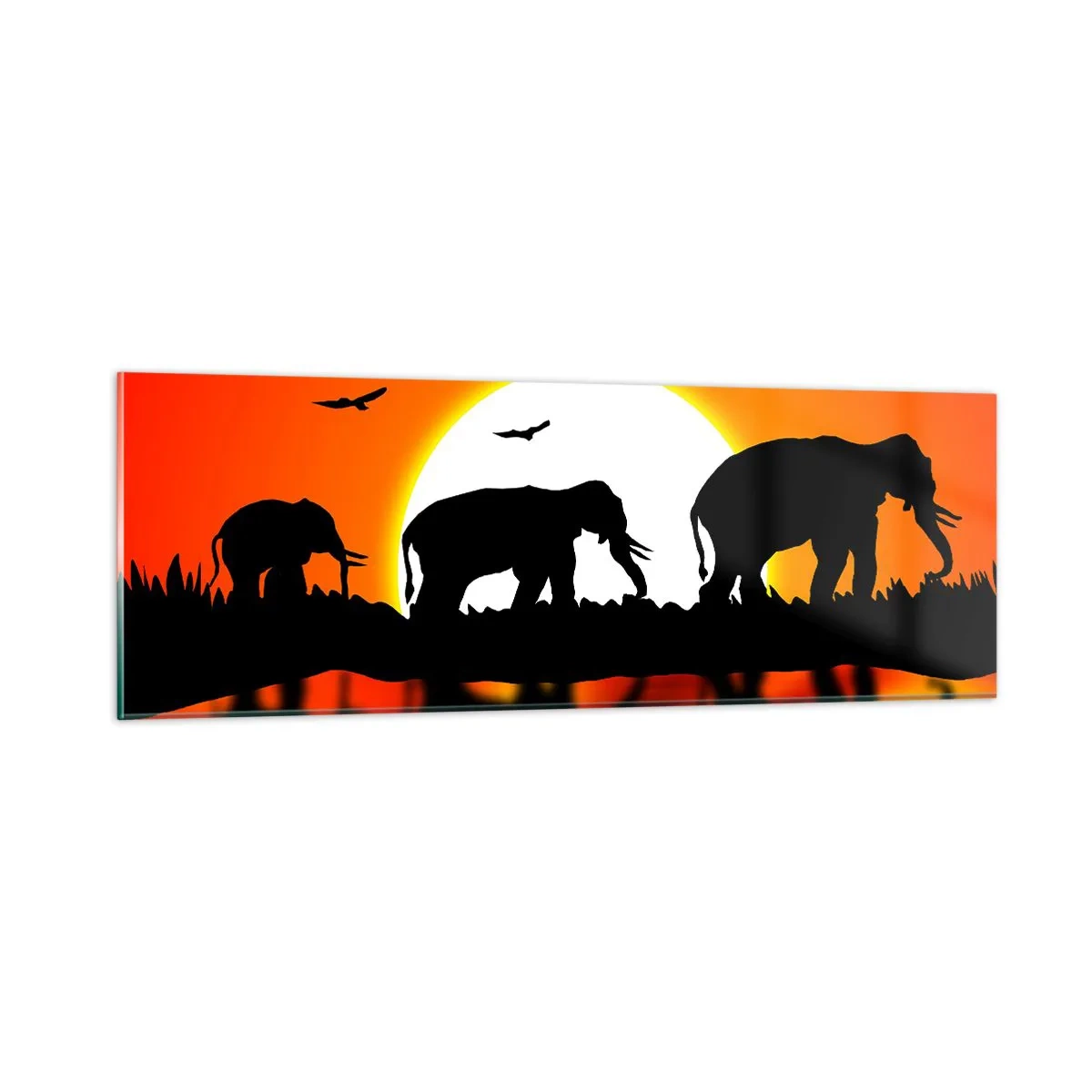 Obraz na szkle - A wieczorem na małego drinka - 90x30 cm