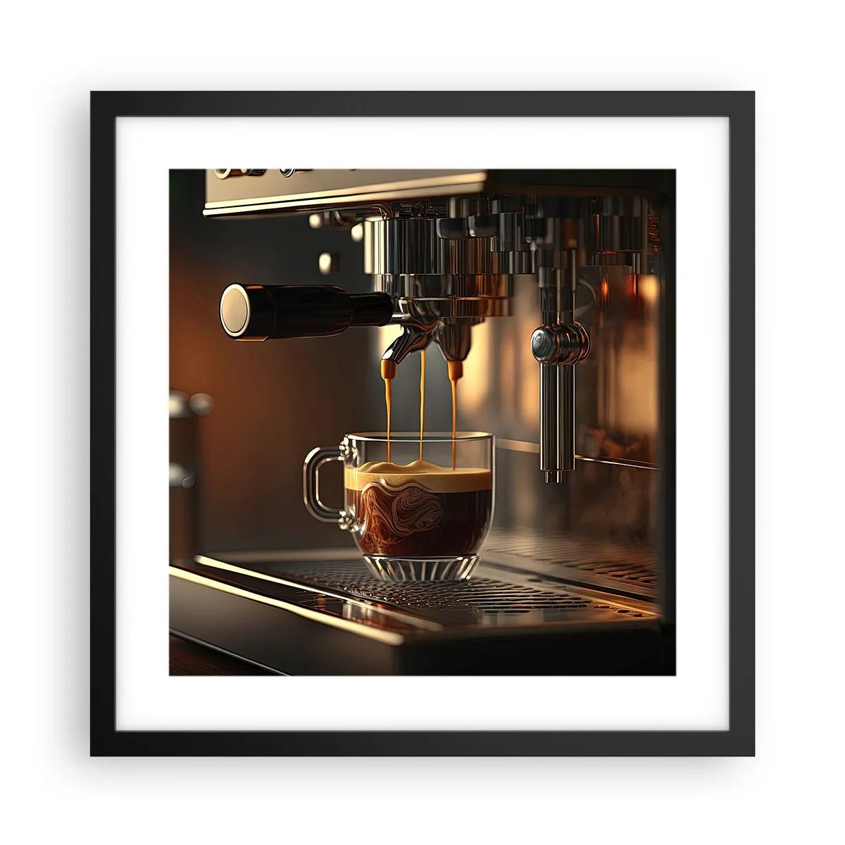 Plakat w czarnej ramie - Zmysłowa mikstura - 40x40 cm