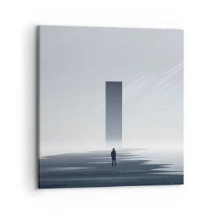 Obraz na płótnie - Szansa czy zagrożenie? - 70x70 cm