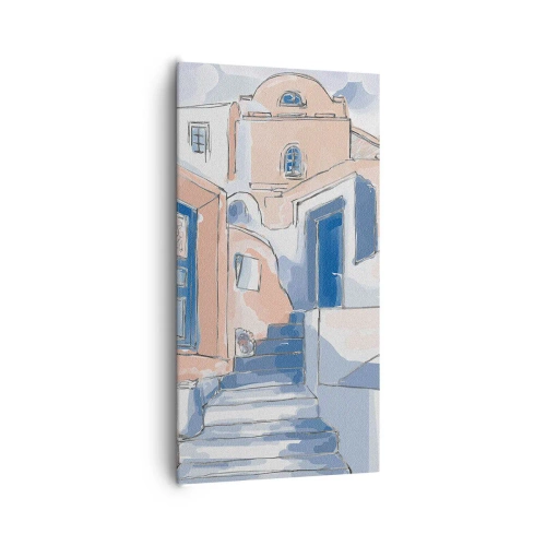 Obraz na płótnie - Egzotyczne miasto - 65x120 cm