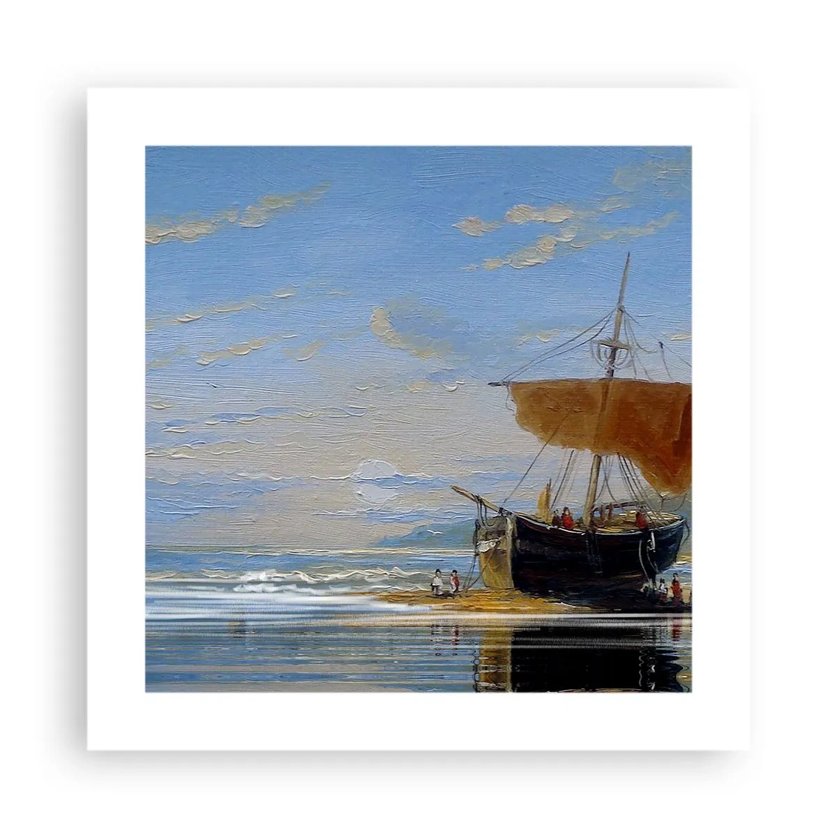 Plakat - Woda, ziemia, powietrze - 40x40 cm