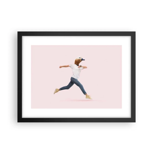 Plakat w czarnej ramie - Szczypta absurdu - 40x30 cm