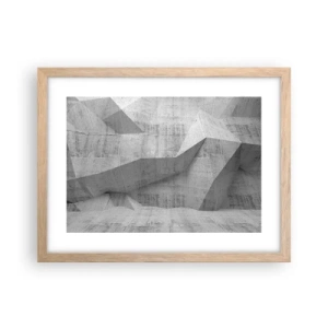 Plakat w ramie jasny dąb - Prawdziwe wyzwanie - 40x30 cm