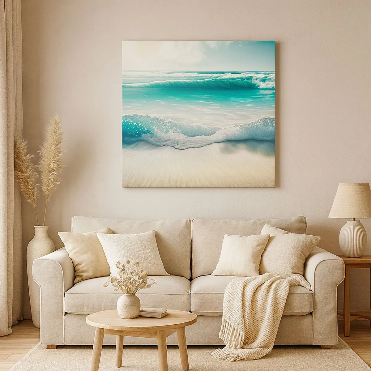 Obraz na płótnie - Spokój oceanu - 30x30 cm