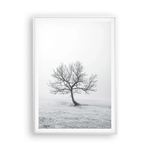 Plakat w białej ramie - Przeciw nicości - 70x100 cm