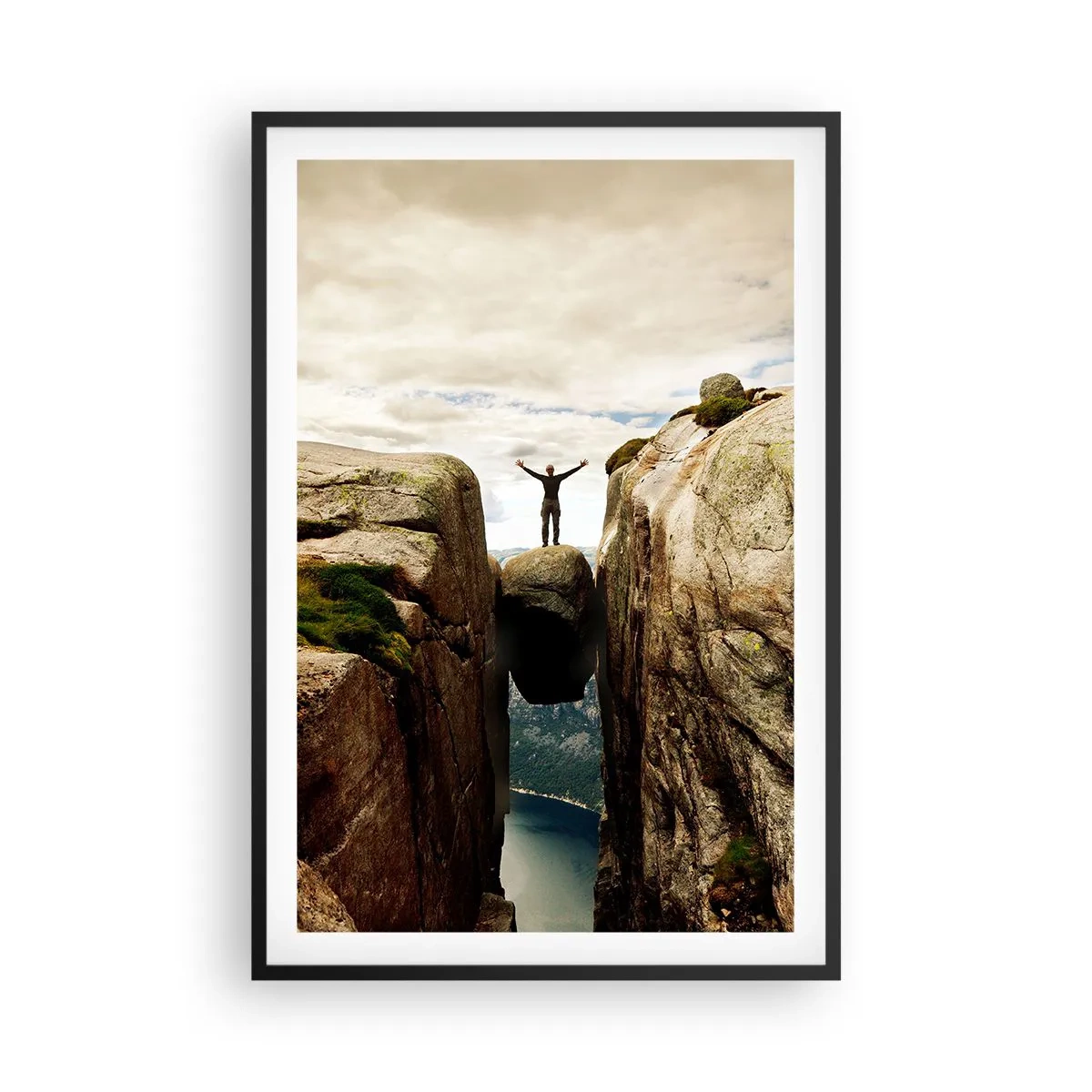 Plakat w czarnej ramie - Jak się czuję?! - 61x91 cm