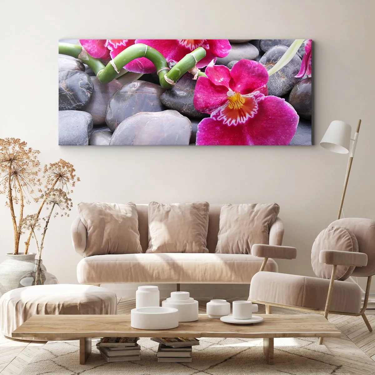 Obraz na płótnie - Chłód i żar - 100x40 cm