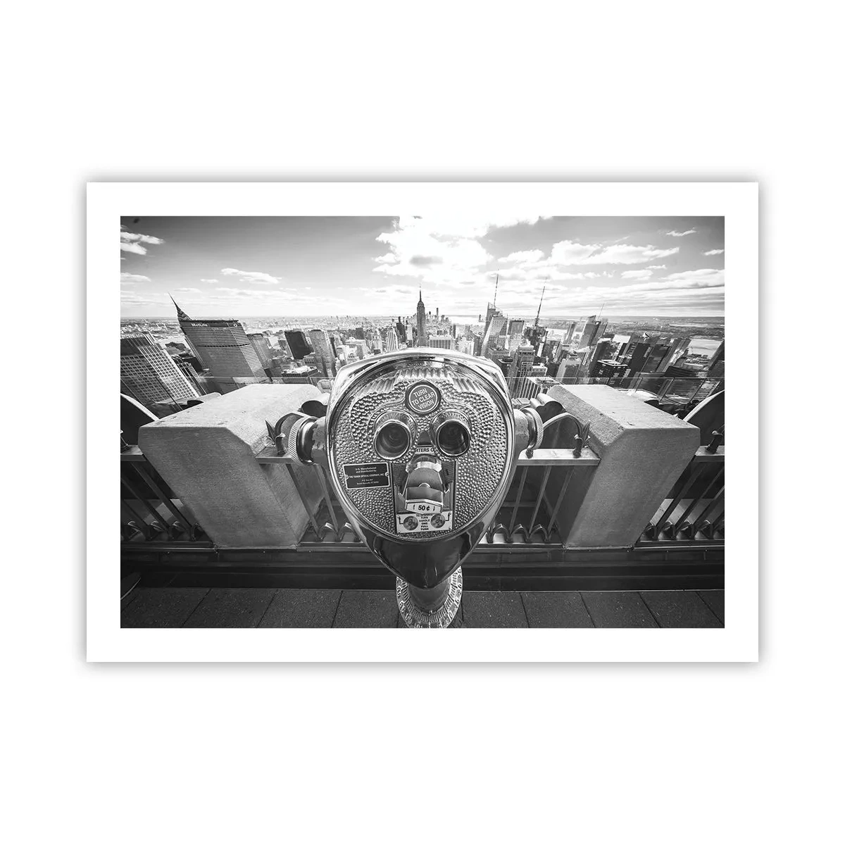 Plakat - Miasto nad miastami - 70x50 cm