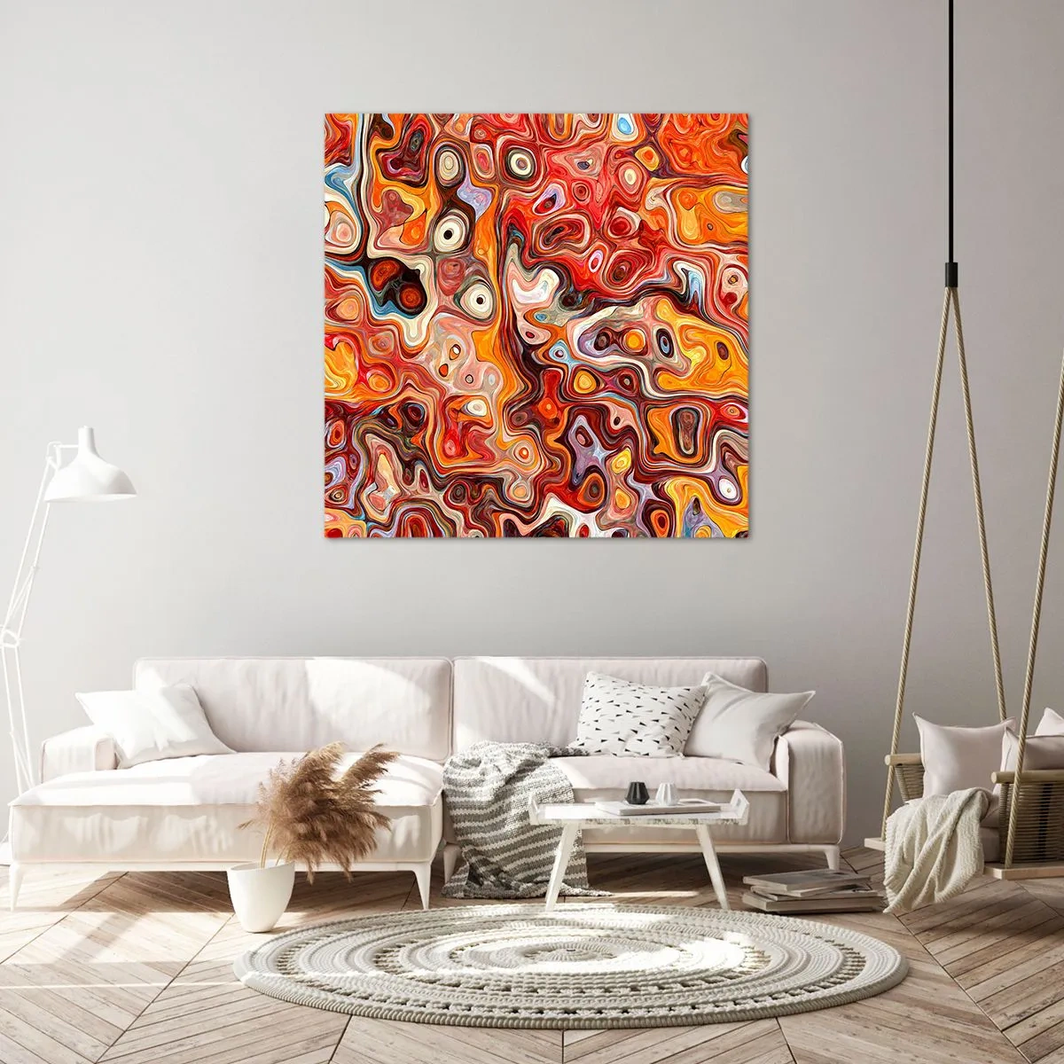 Obraz na płótnie - Gdyby orzechy rozpływały się w miodzie - 50x50 cm