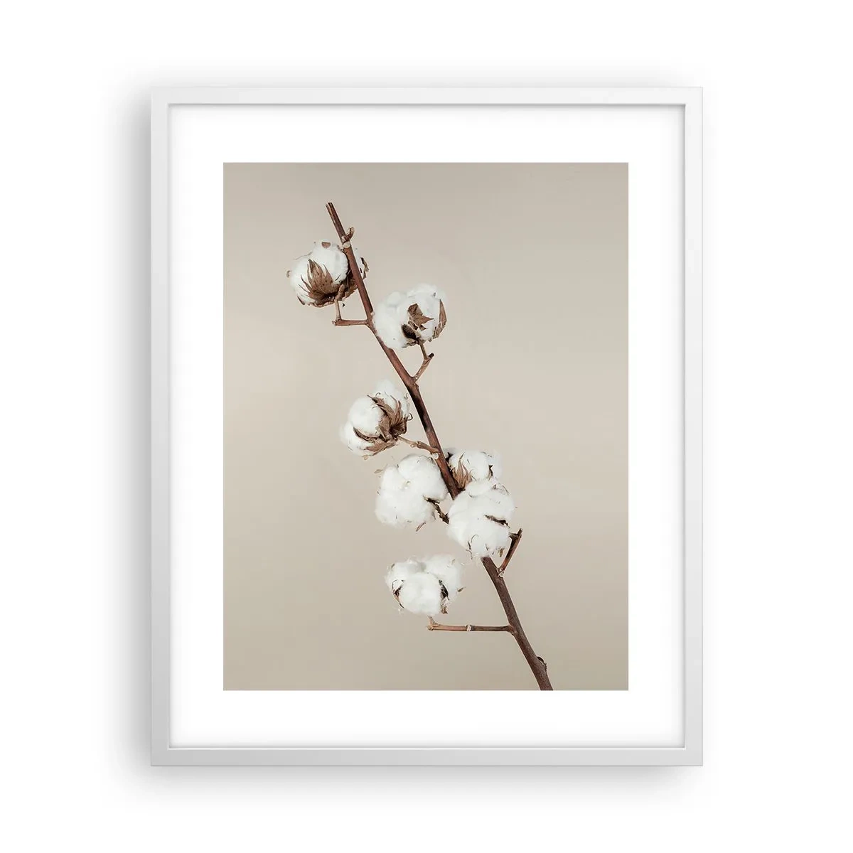 Plakat w białej ramie - U źródła miękkości - 40x50 cm