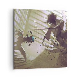 Obraz na płótnie - I ty możesz być samurajem - 50x50 cm