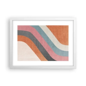 Plakat w białej ramie - Kompozycja diagonalna – ruch - 40x30 cm