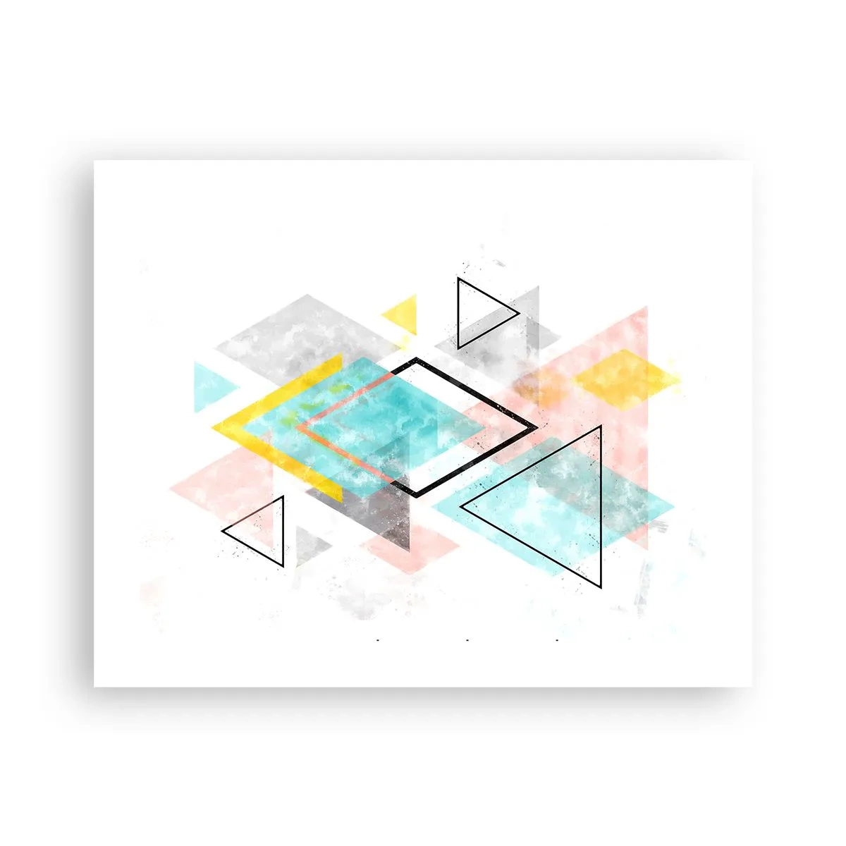 Plakat - Igraszka geometryczna - 50x40 cm