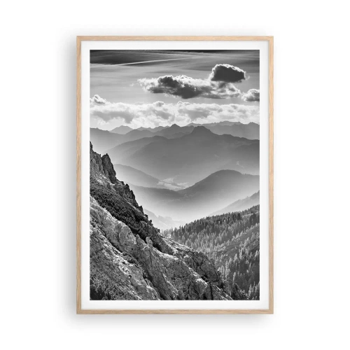 Plakat w ramie jasny dąb - Aż po horyzont - 70x100 cm