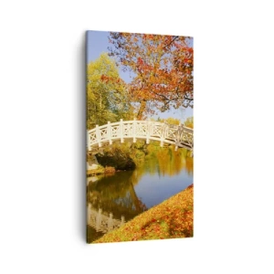 Obraz na płótnie - Na białym mostku westchnień - 45x80 cm