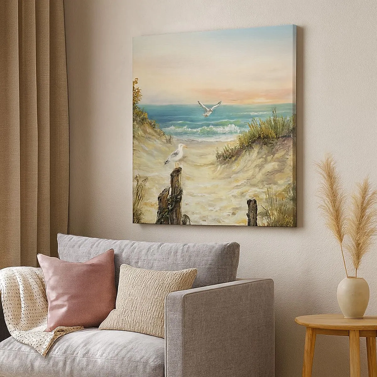 Obraz na płótnie - Bezwietrzne zacisze - 30x30 cm