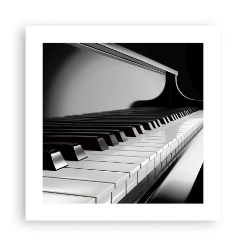 Plakat - Harmonia kształtów i barw - 40x40 cm